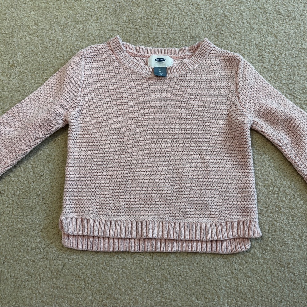 Old Navy Pink Girls Sweater Size 2T